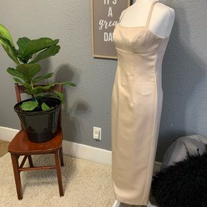 VINTAGE 90’s Cachet Formal / Bridal Dress Cream 8